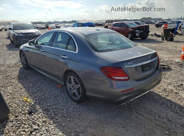 WDDZF4JB6JA302987 2018 MERCEDES-BENZ E Silver Tył lewy
