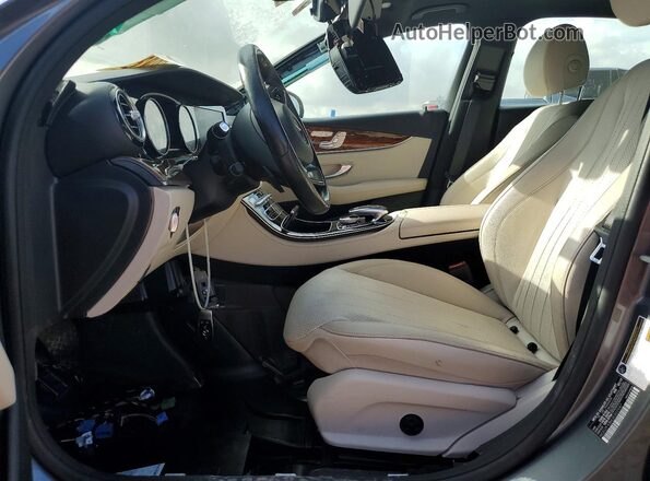 WDDZF4JB6JA302987 2018 MERCEDES-BENZ E Silver Widok wnętrza z przodu