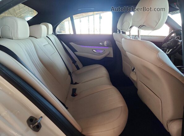 WDDZF4JB6KA658678 2019 MERCEDES-BENZ E White Вид задніх сидінь