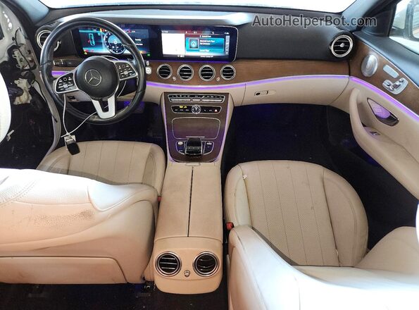 WDDZF4JB6KA658678 2019 MERCEDES-BENZ E White Вид панелі приладів