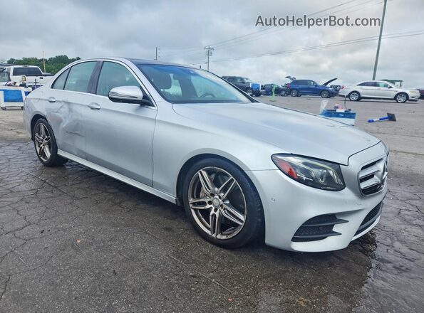 WDDZF4JB7HA045722 2017 MERCEDES-BENZ E Silver Delantero derecho