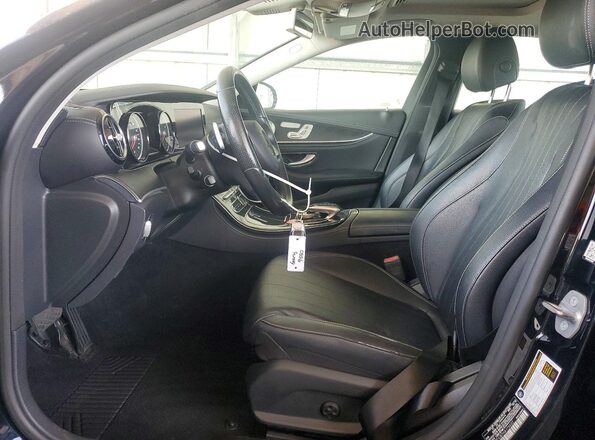 WDDZF4JB7HA175032 2017 MERCEDES-BENZ E Black Вид салону спереду