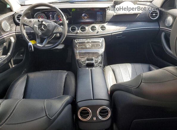 WDDZF4JB8HA067535 2017 MERCEDES-BENZ E Gray Vista del salpicadero