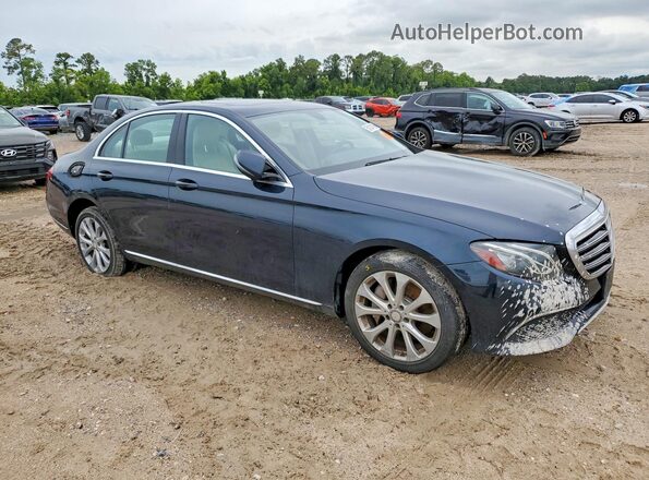 WDDZF4JB8HA097019 2017 MERCEDES-BENZ E Blue Передня права чверть