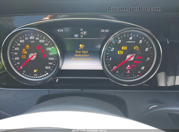WDDZF4JB8HA175573 2017 MERCEDES-BENZ E-CLASS White უკანა სავარძლების ხედი