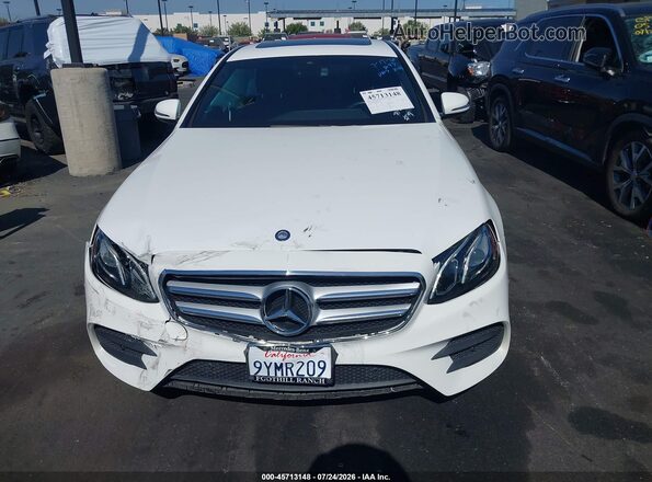 WDDZF4JB8HA175573 2017 MERCEDES-BENZ E-CLASS White ხელსაწყოთა პანელის ხედი