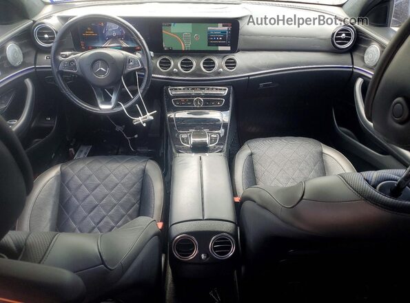 WDDZF4JB8HA183690 2017 MERCEDES-BENZ E Black წინა პანელის ხედი