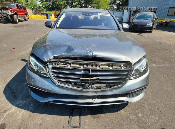 WDDZF4JB8JA423133 2018 MERCEDES-BENZ E Silver Front view