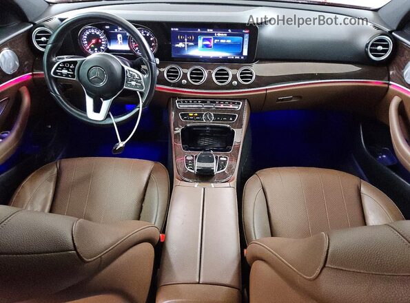 WDDZF4JB8KA559621 2019 MERCEDES-BENZ E Red Widok deski rozdzielczej