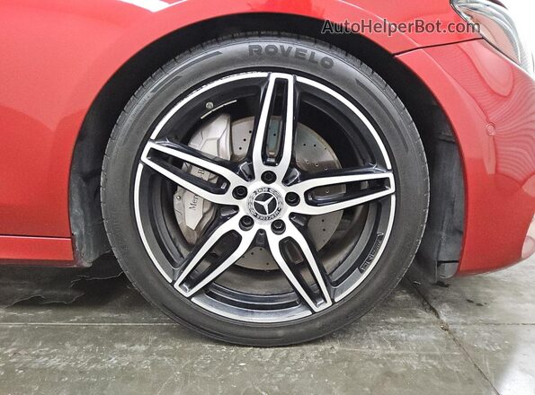 WDDZF4JB8KA559621 2019 MERCEDES-BENZ E Red Widok wnętrza 360 stopni
