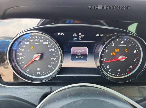 WDDZF4JB8KA625259 2019 MERCEDES-BENZ E Silver Սարքավորումների վահանակի տեսք