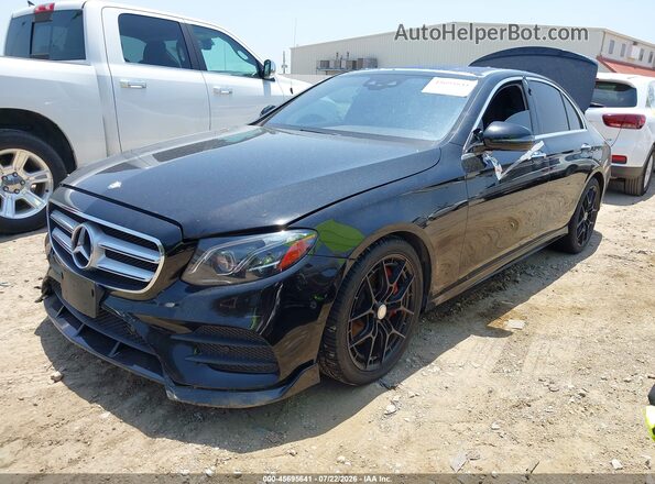 WDDZF4JB9HA157082 2017 MERCEDES-BENZ E-CLASS Black Vista tres cuartos delantera izquierda