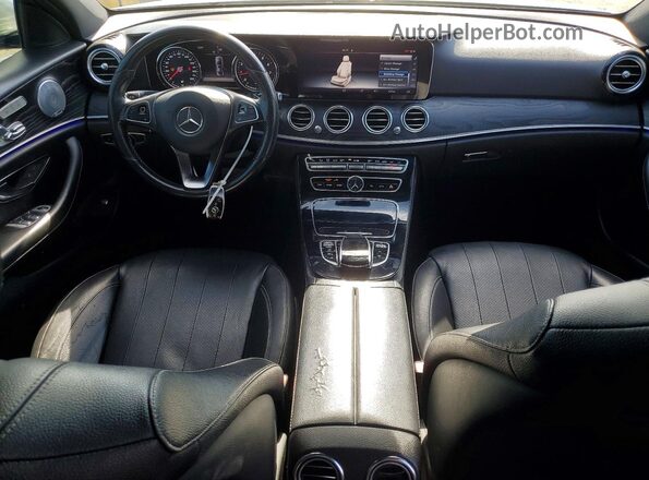 WDDZF4JB9HA166624 2017 MERCEDES-BENZ E Silver Вид панелі приладів