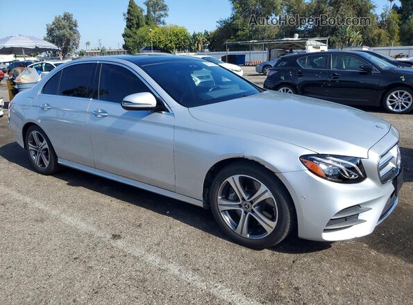 WDDZF4JB9HA166624 2017 MERCEDES-BENZ E Silver Передня права чверть