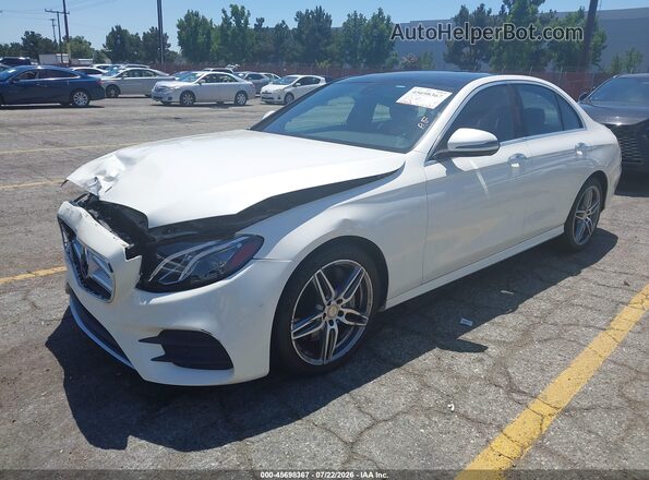 WDDZF4JB9HA220536 2017 MERCEDES-BENZ E-CLASS White Vista tres cuartos delantera izquierda