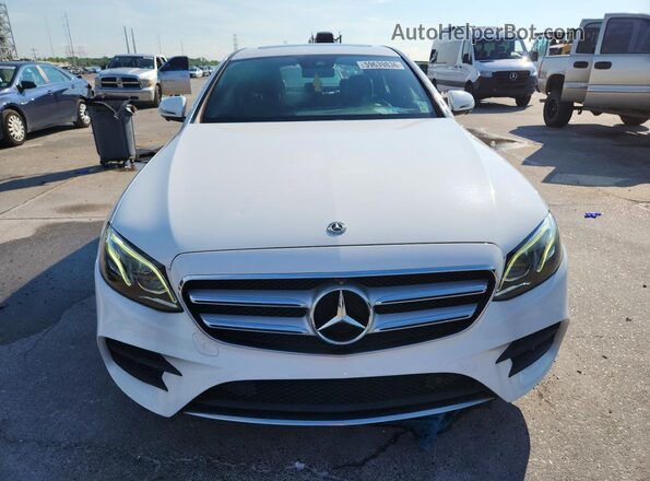WDDZF4JB9KA513179 2019 MERCEDES-BENZ E White Widok z przodu