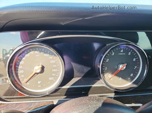 WDDZF4JB9KA513179 2019 MERCEDES-BENZ E White Widok zestawu wskaźników