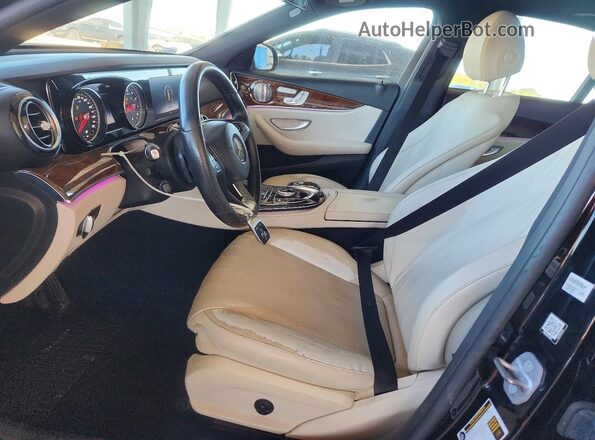 WDDZF4JBXHA024380 2017 MERCEDES-BENZ E Black Widok wnętrza z przodu