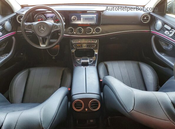 WDDZF4JBXHA090637 2017 MERCEDES-BENZ E Black Առջևի վահանակի տեսք