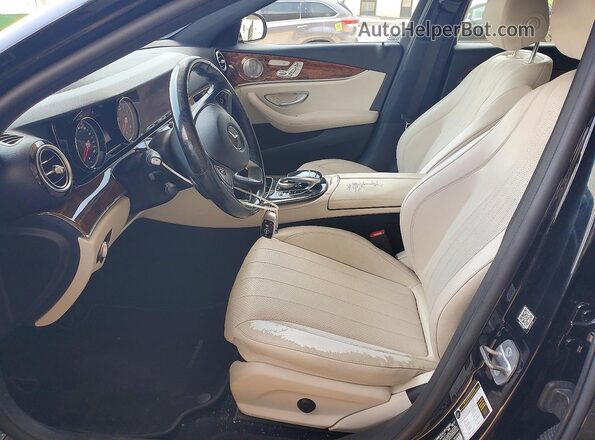 WDDZF4JBXHA207939 2017 MERCEDES-BENZ E Black Front interior view