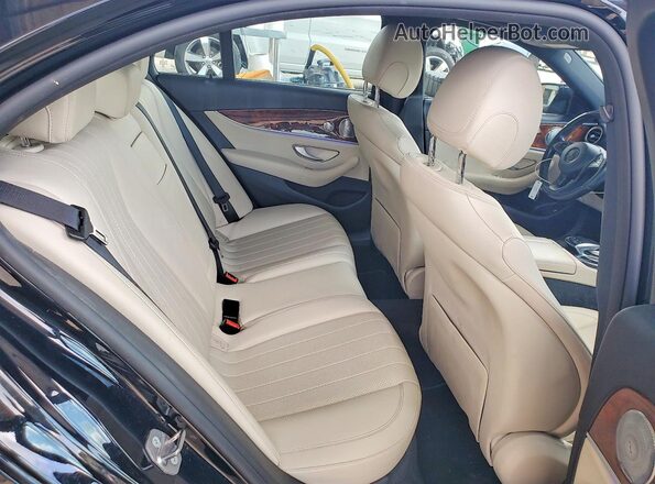 WDDZF4JBXHA207939 2017 MERCEDES-BENZ E Black Rear seats view