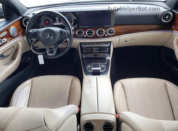 WDDZF4JBXHA207939 2017 MERCEDES-BENZ E Black Dashboard view