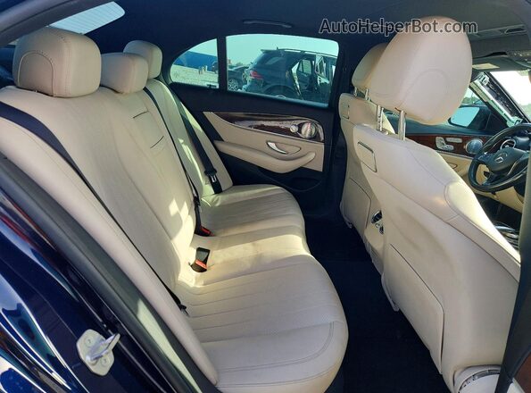 WDDZF4JBXJA300532 2018 MERCEDES-BENZ E Blue Vista de los asientos traseros