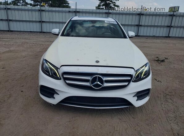 WDDZF4JBXJA390989 2018 MERCEDES-BENZ E White Widok z przodu