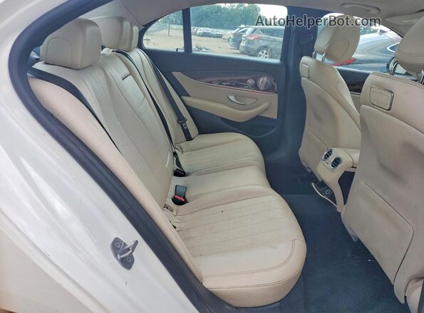 WDDZF4JBXJA390989 2018 MERCEDES-BENZ E White Widok tylnych siedzeń