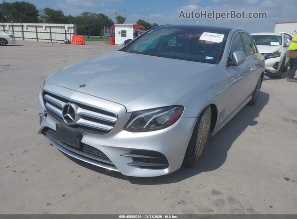 WDDZF4JBXKA496621 2019 MERCEDES-BENZ E-CLASS Серебряный Передняя левая четверть