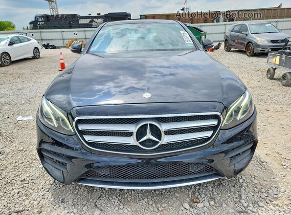 WDDZF4KB0HA019767 2017 MERCEDES-BENZ E Black Widok z przodu