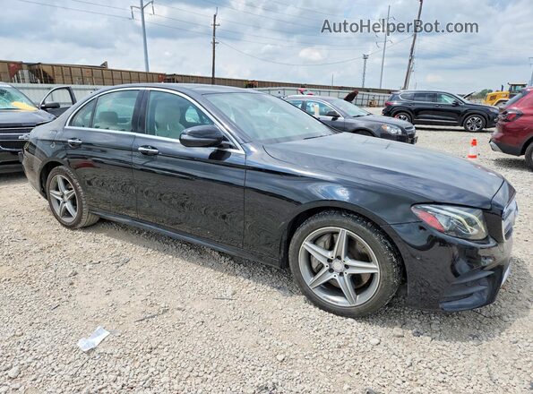 WDDZF4KB0HA019767 2017 MERCEDES-BENZ E Black Przód prawy
