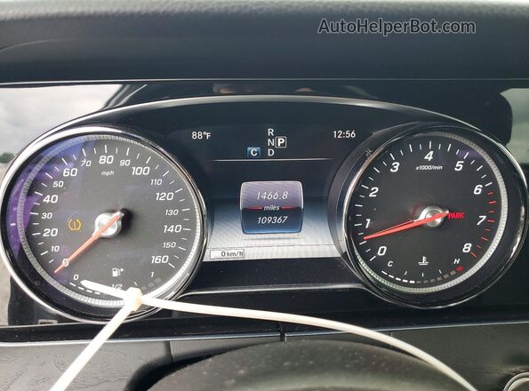 WDDZF4KB0HA029330 2017 MERCEDES-BENZ E Gray Vista del cuadro de instrumentos
