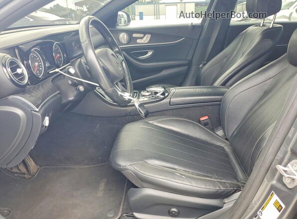 WDDZF4KB0HA029330 2017 MERCEDES-BENZ E Gray Vista interior delantera