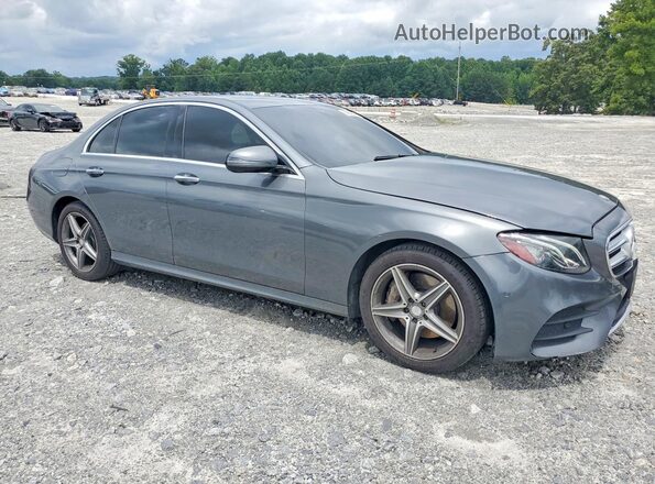 WDDZF4KB0HA029330 2017 MERCEDES-BENZ E Gray Delantero derecho