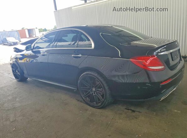 WDDZF4KB0HA198103 2017 MERCEDES-BENZ E Black Rear left