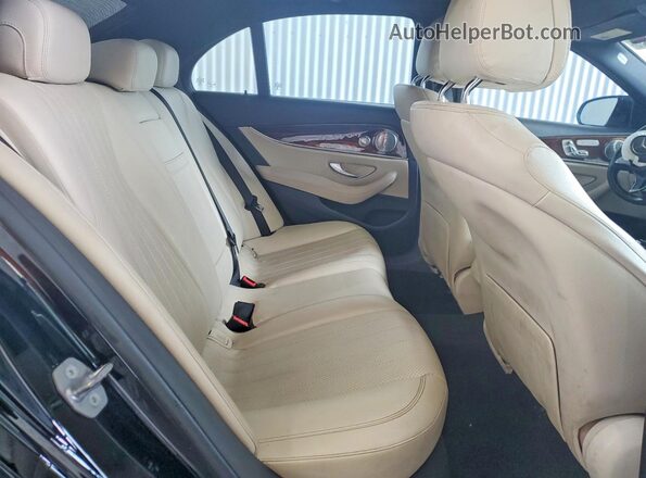 WDDZF4KB0HA198103 2017 MERCEDES-BENZ E Black Rear seats view