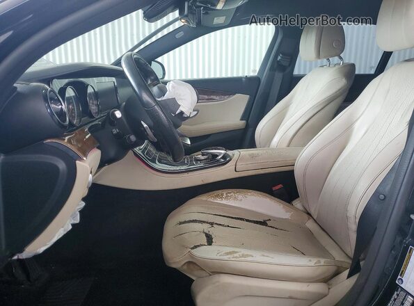 WDDZF4KB0HA198103 2017 MERCEDES-BENZ E Black Front interior view