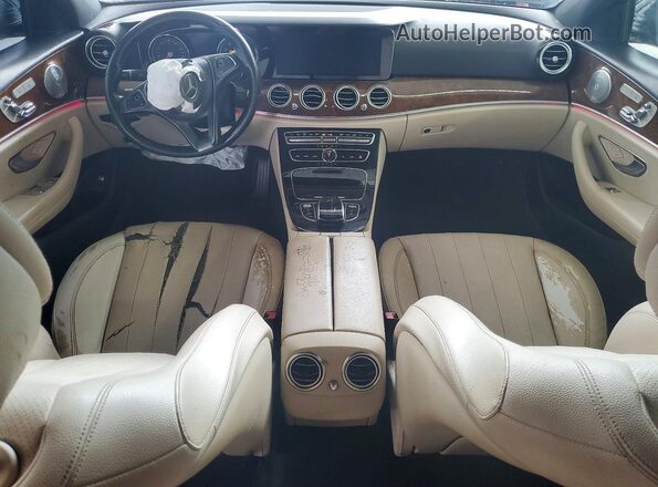 WDDZF4KB0HA198103 2017 MERCEDES-BENZ E Black Dashboard view