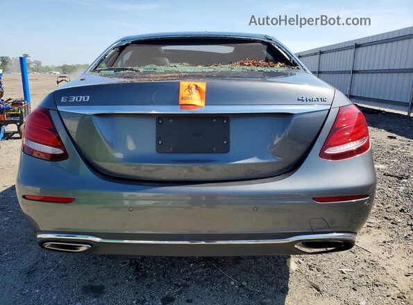 WDDZF4KB0KA626985 2019 MERCEDES-BENZ E Gray Вид ззаду