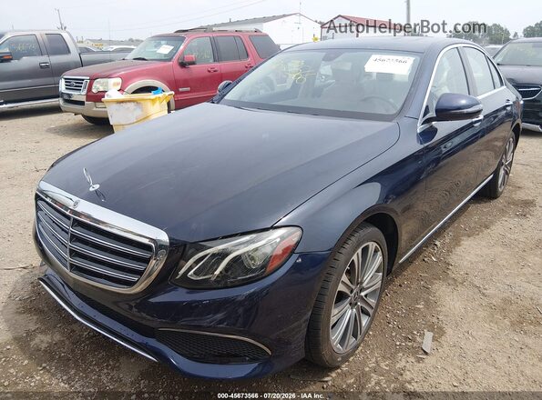 WDDZF4KB0KA629210 2019 MERCEDES-BENZ E-CLASS Dark Blue Передняя левая четверть
