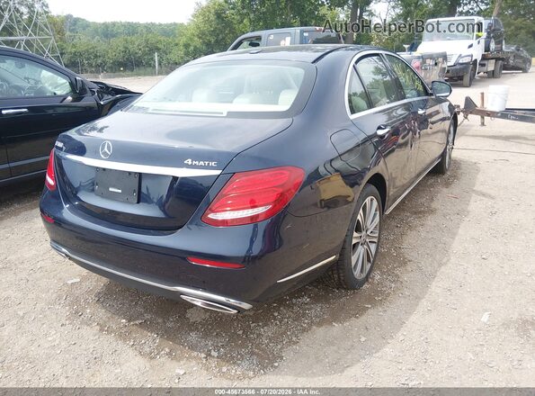 WDDZF4KB0KA629210 2019 MERCEDES-BENZ E-CLASS Dark Blue Задняя правая четверть
