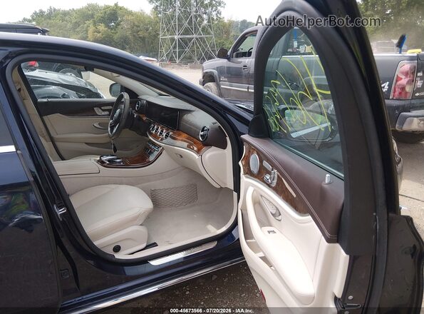 WDDZF4KB0KA629210 2019 MERCEDES-BENZ E-CLASS Dark Blue Вид салона спереди