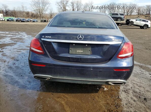 WDDZF4KB0KA645634 2019 MERCEDES-BENZ E Blue Հետևի տեսք