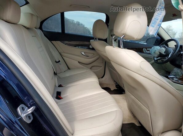 WDDZF4KB0KA645634 2019 MERCEDES-BENZ E Blue Rear seats view