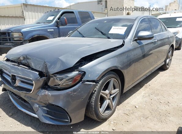 WDDZF4KB1HA074163 2017 MERCEDES-BENZ E-CLASS Gray წინა მარცხენა ხედი სამი მეოთხედიდან