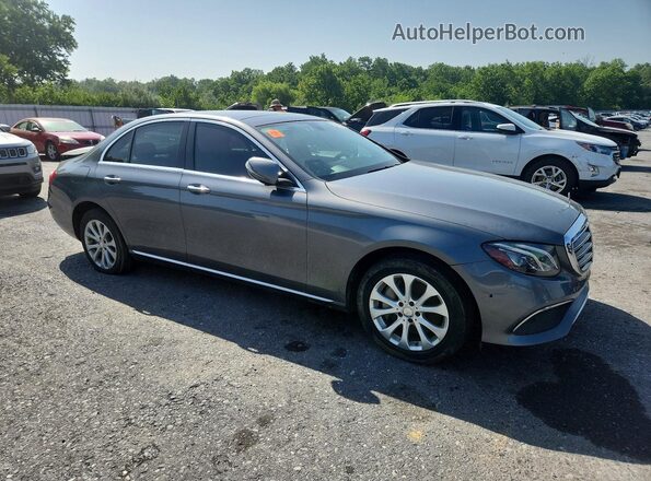 WDDZF4KB1HA144227 2017 MERCEDES-BENZ E Gray Delantero derecho