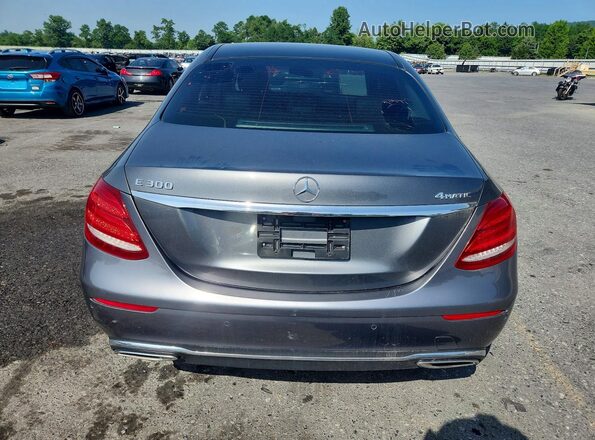 WDDZF4KB1HA144227 2017 MERCEDES-BENZ E Gray Vista trasera