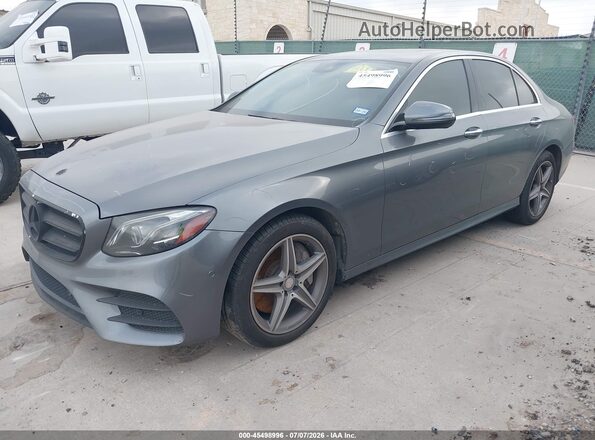 WDDZF4KB1HA204992 2017 MERCEDES-BENZ E-CLASS Gray Vista tres cuartos delantera izquierda