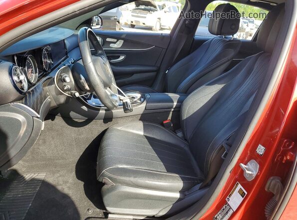 WDDZF4KB1HA230699 2017 MERCEDES-BENZ E Black Front interior view